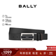 BALLY【秋季煥新】FABAZIA男士搭扣雙面腰帶3.5/110黑色/棕色 6181991