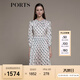 PORTS寶姿秋冬新品連衣裙LM9D006NPP014 副雕淺粉印花 L (8)