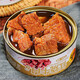 竹島紅燒牛肉罐頭即食肉制品下飯菜熟食戶外儲備方便速食午餐肉 100gx5罐