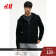 H&M男裝女裝情侶衛衣2025秋季新款情侶裝長(cháng)袖休閑衛衣開(kāi)衫0852614 黑色 M 175/100
