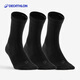 迪卡儂成人跑步休閑健身舒適運動(dòng)襪秋冬加厚保暖高幫3雙裝 2308147