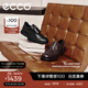 愛(ài)步（ECCO）德比鞋男鞋 25年商務(wù)正裝皮鞋 都市首爾522334 可可棕52233401482 42