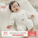 乖奇熊【暖護棉】初生嬰兒和尚服夾棉秋冬季保暖睡衣寶寶加厚連體哈衣服