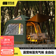 探險者（TAN XIAN ZHE）過(guò)夜充氣帳篷墊灰膠遮陽(yáng)戶(hù)外過(guò)夜專(zhuān)業(yè)帳篷家庭露營(yíng)裝備多人帳篷 【灰膠帳篷】4-6人 自動(dòng)充氣過(guò)夜帳篷
