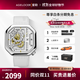 愛(ài)勒  AGELOCER【速度與激情官方聯(lián)名】賽車(chē)表男士手表機械表送男友生日禮物  5819A10-R白色
