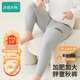 冰雪木棉兒童秋褲胖童秋冬純棉A類(lèi)加肥加大青少年初高中生大碼保暖長(cháng)褲子