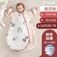 愛(ài)嬰樹(shù)嬰兒睡袋寶寶秋冬季加厚保溫純棉防寒防踢被子神奇防風(fēng)恒溫被 凱莉粉-冬季加厚加大【新疆長(cháng)絨棉】 M碼-適合身高72-82cm（10-18個(gè)月）