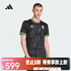 阿迪達斯 （adidas）2025年男子JUVE 3 JSY尤文圖斯球迷版第二客場(chǎng)足球短袖球衣 KC3486 L