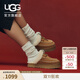 UGG秋季女士時(shí)尚舒適純色厚底系帶裝飾休閑半拖包頭拖1158260 CHE | 栗色 37