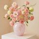 京東鮮花粉色花瓶玻璃擺件客廳插花琉璃輕奢高級感小眾設計感水培裝飾喬遷