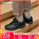 斯凱奇（Skechers）男士商務(wù)鞋秋季厚底通勤板鞋休閑鞋軟底舒適上班鞋77156