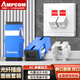 安普康（AMPCOM）光纖插座面板 雙口86型電信級SC單工單芯單模光纖跳線(xiàn)光纜尾纖耦合器法蘭接口墻壁母座 AM86SC02