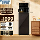 松下（Panasonic）茶吧機家用客廳高端智能大屏雙出水口自動(dòng)上下水控溫余水提醒立式下置式飲水機 制熱型 （深灰色）