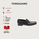 菲拉格慕（Ferragamo）男士雙面Gancini扣飾莫卡辛鞋 0686084_3E _ 60 禮物送男友