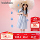 巴拉巴拉女童裙子兒童連衣裙2025夏裝中大童甜美A字塔裙208225111017