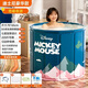 迪士尼（Disney）泡澡桶浴桶折疊大人家用洗澡桶兒童成人沐浴泡泡浴 直徑70cm兒童成人通用款奇峰夜游7層加厚加棉 不帶蓋抑菌泡澡款