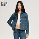 蓋璞女裝2025秋季新款美式經(jīng)典水洗牛仔外套休閑夾克美版753588