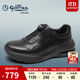 金利來(lái)（Goldlion）男鞋緩震舒適運動(dòng)休閑鞋免系旋轉扣鞋G527430616AAA黑色41
