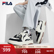 FILA斐樂(lè )男鞋易烊千璽同款板鞋律動(dòng)鞋2025春新款時(shí)尚休閑運動(dòng)鞋 黑/初雪白-BP 40