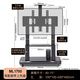 支爾成 電視掛架電視移動(dòng)推車(chē)32-120英寸落地電視架洞洞板置物大底座可調節電視顯示屏落地通用直播支架 40-75英寸丨高1.6米承重110kg 大底座穩