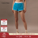 Calvin Klein內衣【摩登引力帶】女士本命年ck家居外穿睡褲辣妹運動(dòng)短褲 CK3-清新藍 M