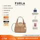 芙拉（FURLA）【同價(jià)11.11】PRIMROSE牛皮女士迷你小托特包手提包輕便斜挎包 褐色