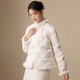 初蟬衣事秋冬羽絨服2025新款氣質(zhì)蝴蝶刺繡中式立領(lǐng)90白鴨絨加厚國風(fēng)外套女 白色（羽絨服） S （現貨）