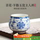 不拙白瓷主人杯茶杯個(gè)人專(zhuān)用泡茶單杯陶瓷功夫茶杯青花瓷羊脂玉瓷杯子