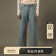 LESS【迅系列】春秋棉質(zhì)褲子女休閑簡(jiǎn)約直筒牛仔長(cháng)褲2N9E11300 995/牛仔洗蘭 XS
