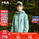 FILA斐樂(lè )兒童沖鋒外套2025年冬季男童中大童外套防風(fēng)防水戶(hù)外服