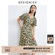 迪賽尼斯（DESIGNICE）2024年秋季新款純棉氣質(zhì)優(yōu)雅短袖碎花裙法式茶歇連衣裙 花色 S