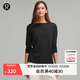lululemon丨Relaxed-Fit 女士寬松剪裁船型領(lǐng)口長袖 T 恤 LW3IOJS 黑色 XS /4