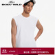 BODYWILD男士透氣寬肩打底背心復古運動(dòng)打底衫ZBN11EH1A白色175A
