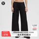 lululemon丨Plush Fleece 女士拉絨低腰闊腿褲 LW5HA8S 黑色 M