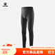 卡爾美（KELME）緊身褲男彈力壓縮褲跑步訓練運動(dòng)褲打底一體織健身褲 木灰色 L