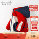 戴維貝拉（DAVE＆BELLA）童裝兒童連帽衣服寶寶外套新年男孩外衣男童加絨上衣秋冬新款服裝 紅色加絨款DB4223105 100 cm（建議身高90-100cm）