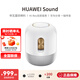 華為（HUAWEI）Sound X NEW藍牙音箱智能音響家用桌面電腦音響帝瓦雷8單元三分頻流光典藏重低音炮Sound SE Sound智能音箱【白金色】