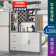 凱帝格（CADEFE）實(shí)木板酒柜客廳隔斷餐邊屏風(fēng)現代簡(jiǎn)約進(jìn)門(mén)口玄關(guān)鞋柜間門(mén)廳儲物柜 【布紋色】1.23米-實(shí)木免漆板