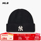 MLB帽子男女情侶同款針織帽冬季百搭毛線(xiàn)帽新款3ABNBM256-50BKS-F