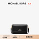 MICHAEL KORS邁克高仕 MK Jet Set Charm 小號翻蓋手機包單肩 黑色 001-金色五金 小號