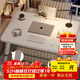 飛旺藤達床上小桌子電腦桌書(shū)桌升降折疊桌臥室辦公簡(jiǎn)易學(xué)習桌寫(xiě)字桌工作臺 白 60*40*42平面款 四擋升降，加厚桌面，可折疊桌腿