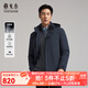雅戈爾（YOUNGOR）羽絨服男連帽羽絨服聚酯纖維面料鵝絨填充保暖舒適 藏青VLYD419889FTA L 175/96A