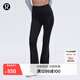 lululemon丨Groove Nulu? 女士超高腰喇叭褲 芯吸 黑色(LW5FIXA) S