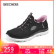 斯凱奇（Skechers）閃穿鞋女鞋秋季網(wǎng)面健步鞋一腳蹬運動(dòng)跑步鞋軟底休閑鞋150284