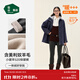 松山棉店【董璇同款】小暖羊保暖打底褲女含羊毛可外穿高腰加厚絨冬季棉褲 加厚暖-深灰-520g(-15~-5°C)主銷(xiāo)色 L (推薦110-125斤)