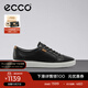 愛(ài)步（ECCO）板鞋女 時(shí)尚潮流百搭簡(jiǎn)約經(jīng)典平底鞋日常休閑板鞋女 柔酷430003 黑色43000301001 37 （偏小，建議選大一碼）