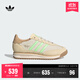 adidas「T頭鞋」SL 72 RS經(jīng)典運動(dòng)鞋女情人節新款阿迪達斯三葉草 奇妙白/淺熒光綠/柔和棕 36