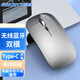 吉選B10充電無(wú)線(xiàn)藍牙鼠標 安靜辦公超薄便攜蘋(píng)果平板ipad通用無(wú)線(xiàn)雙模 太空灰