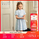 戴維貝拉女童連衣裙兒童裙子夏裝中國風(fēng)漢服裙大童公主裙