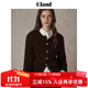 ELAND【綿羊毛＋山羊絨】衣戀針織衫女棉花糖毛衣25秋季新款 棕色(85)Brown M /165